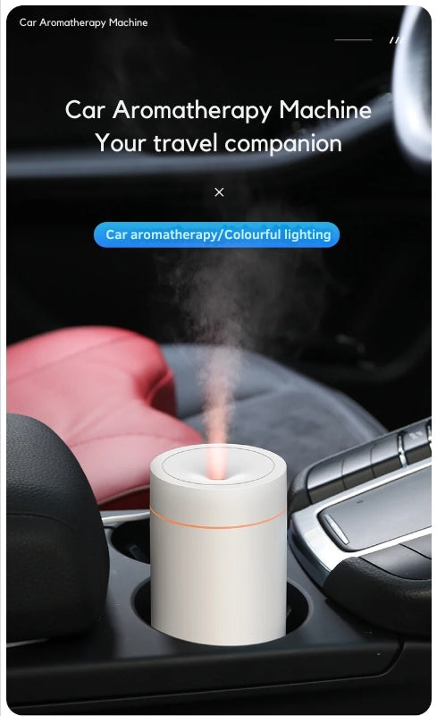 AuraDrive Dual: Car Diffuser & Humidifier